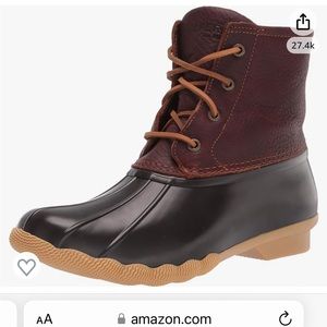 Women’s Sperry Saltwater Duck Boots Size 8.5
